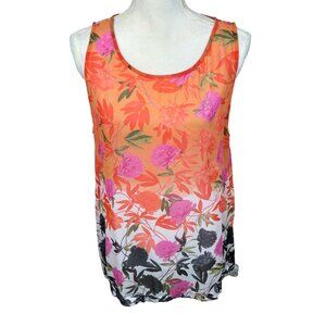 Joie silk blouse, size Large, floral, cottage, fairy, sheer, summer, luxury, NWT